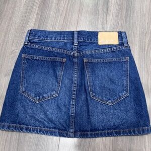 aritzia denim forum 90's ricci skirt denim